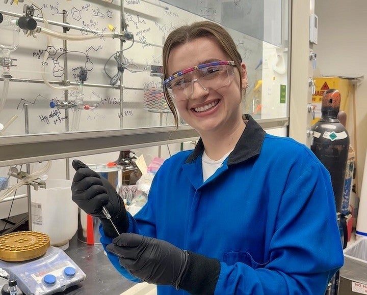 MSTC student working on experiencement